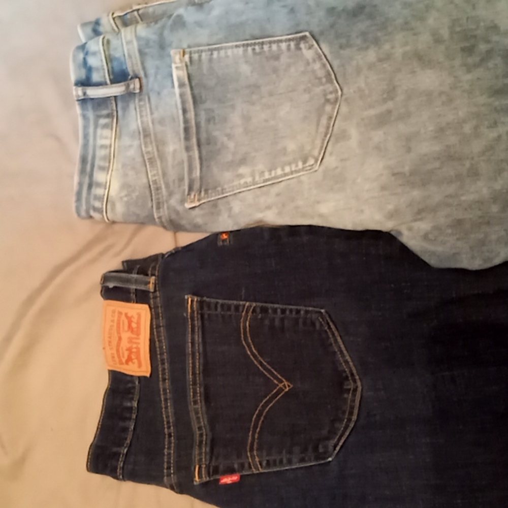 Two pairs of jeans